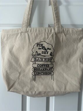 New - Zip Top Tote Bag from Pie in the Sky Bakery - Woods Hole, MA (Cape Cod)
